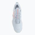 Women's volleyball shoes Mizuno Wave Momentum Elite blue finch/white/lava orange 5