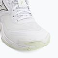 Women's volleyball shoes Mizuno Wave Momentum Elite Mid white/balsam green/ambrosia 7