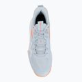 Women's volleyball shoes Mizuno Wave Momentum Pro blue finch/lava orange/flamingo coral 5