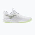 Women's volleyball shoes Mizuno Wave Momentum Pro white/aqua gray/ambrosia 2