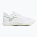Women's volleyball shoes Mizuno Wave Momentum Pro white/aqua gray/ambrosia 2
