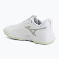 Women's volleyball shoes Mizuno Wave Momentum Pro white/aqua gray/ambrosia 3