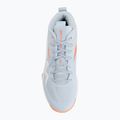 Women's volleyball shoes Mizuno Wave Momentum Pro Mid blue finch/lava orange/flamingo coral 5