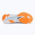 Women's volleyball shoes Mizuno Wave Lightning Elite blue finch/white/lava orange 4