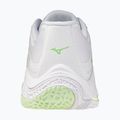 Women's volleyball shoes Mizuno Wave Lightning Elite white/balsam green/ambrosia 3