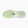 Women's volleyball shoes Mizuno Wave Lightning Elite white/balsam green/ambrosia 4