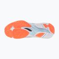 Women's volleyball shoes Mizuno Wave Lightning Elite Mid blue finch/whitelava orange 4