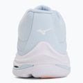 Women's volleyball shoes Mizuno Wave Lightning Pro blue finch/lava orange/flamingo coral 6
