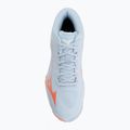 Women's volleyball shoes Mizuno Wave Lightning Pro Mid blue finch/lava orange/flamingo coral 5