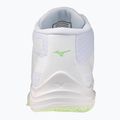 Women's volleyball shoes Mizuno Lightning Select Mid white/aqua gray/ambrosia 3