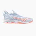 Women's handball shoes Mizuno Wave Mirage 5 blue finch/white
