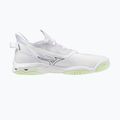 Women's handball shoes Mizuno Wave Mirage 5 white/balsam green 2