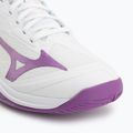 Women's tennis shoes Mizuno Wave Exceed Court AC white/dahlia/lava orange 7