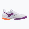 Women's tennis shoes Mizuno Wave Exceed Court AC white/dahlia/lava orange 2