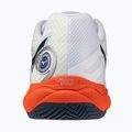 Men's tennis shoes Mizuno Wave Enforce Court 2 AC white/insignia blue/orange 3