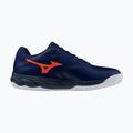 Men's tennis shoes Mizuno Wave Enforce Court 2 CC beacon blue/lava orange/white