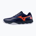 Men's tennis shoes Mizuno Wave Enforce Court 2 CC beacon blue/lava orange/white 2