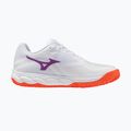 Women's tennis shoes Mizuno Wave Enforce Court 2 CC white/dahlia/sunstone 2
