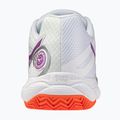 Women's tennis shoes Mizuno Wave Enforce Court 2 CC white/dahlia/sunstone 3