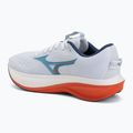 Men's running shoes Mizuno Wave Rider 30 white/blue jewel/orange 3