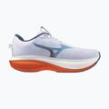 Men's running shoes Mizuno Wave Rider 30 white/blue jewel/orange 2