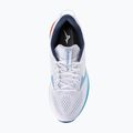 Men's running shoes Mizuno Wave Rider 30 white/blue jewel/orange 5