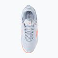 Women's volleyball shoes Mizuno Wave Luminous Elite blue finch/lava orange/flamingo coral 5