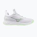 Women's volleyball shoes Mizuno Wave Luminous Elite white/aqua gray/ambrosia