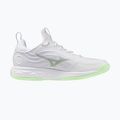 Women's volleyball shoes Mizuno Wave Luminous Elite white/aqua gray/ambrosia 2