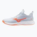 Women's volleyball shoes Mizuno Wave Luminous Pro blue finch/lava orange/flamingo coral