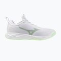 Women's volleyball shoes Mizuno Wave Luminous Pro white/aqua gray/ambrosia