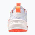 Handball shoes Mizuno Wave Stealth Neo 2.1 white/black/flamingo coral 3