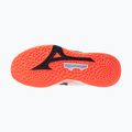 Handball shoes Mizuno Wave Stealth Neo 2.1 white/black/flamingo coral 4