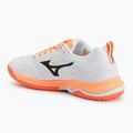 Handball shoes Mizuno Wave Stealth Elite white/lava orange 3