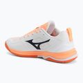 Handball shoes Mizuno Wave Stealth Pro white/black/flamingo coral 3