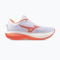 Women's running shoes Mizuno Wave Rider 30 white/flamingo coral/lime pulp 2