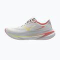 Women's running shoes Mizuno Sky Prime gf white/lime pulp/lava orange