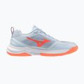Women's handball shoes Mizuno Wave Stealth Elite blue finch/white 2