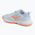 Women's handball shoes Mizuno Wave Stealth Pro blue finch/lava orange 3