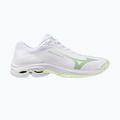 Women's volleyball shoes Mizuno Wave Lightning Pro white/aqua gray/ambrosia