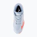 Women's volleyball shoes Mizuno Wave Lightning Pro Mid blue finch/lava orange/flamingo coral 5