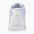 Women's volleyball shoes Mizuno Wave Lightning Pro Mid white/aqua gray/ambrosia 3