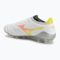 Football boots Mizuno Morelia Neo V β Pro AG white/lava orange/evening primrose 3