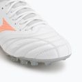 Football boots Mizuno Morelia Neo V β Pro AG white/lava orange/evening primrose 7
