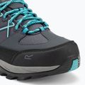 Women's trekking boots REGATTA Samaris III Low seal grey/turquoise 7