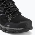 Men's trekking boots REGATTA Holcombe III Low black/granite 7