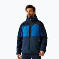Men's rain jacket REGATTA Maland Insulated snorkel blue/moonlight denim