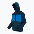 Men's rain jacket REGATTA Maland Insulated snorkel blue/moonlight denim 10