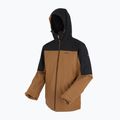 Men's rain jacket REGATTA Thornridge nut brown/black 11