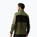 Men's fleece sweatshirt REGATTA Ormont oil green/black/olive night 3